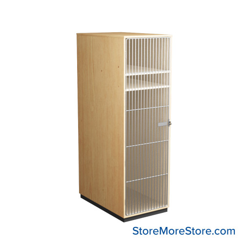 Baritone Saxophone Storage Cabinet, Grille Door (Left Swing) Baritone Saxophone Storage Cabinet, Grille Door (Left Swing)