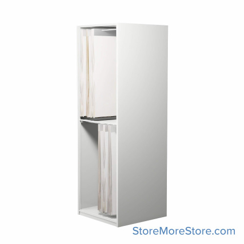 Blueprint Hanging Rack, 36" W x 36" D x 104.75" H, 2 Hanging Levels
