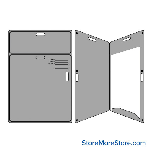 Flat Poster Storage, 29.5" W x 28.5" H