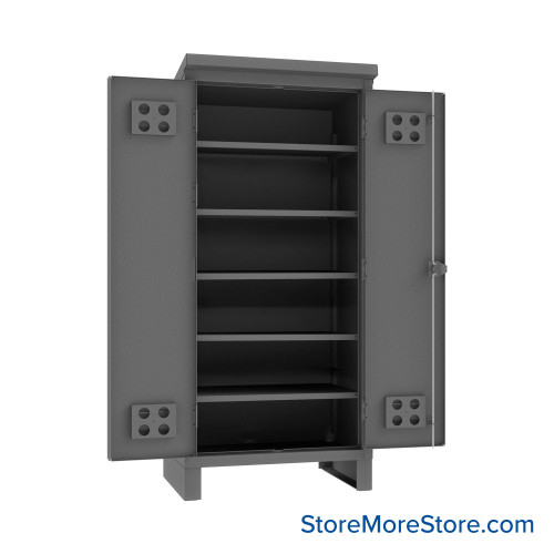 Weatherproof Outdoor Storage Cabinet, 36" W x 78" H, 5 Shelves