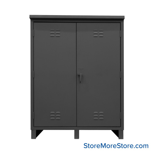 Weatherproof Outdoor Storage Cabinet, 60" W x 78" H, 8 Shelves