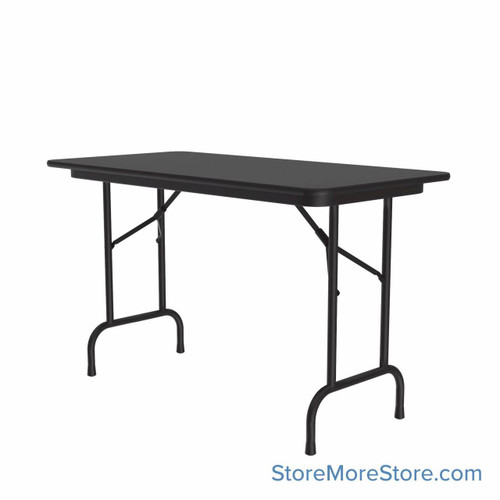 High Pressure Laminate Folding Tables, 48" W x 24" D, Rectangular