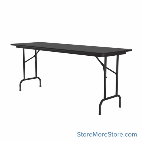 High Pressure Laminate Folding Tables, 96" W x 24" D, Rectangular