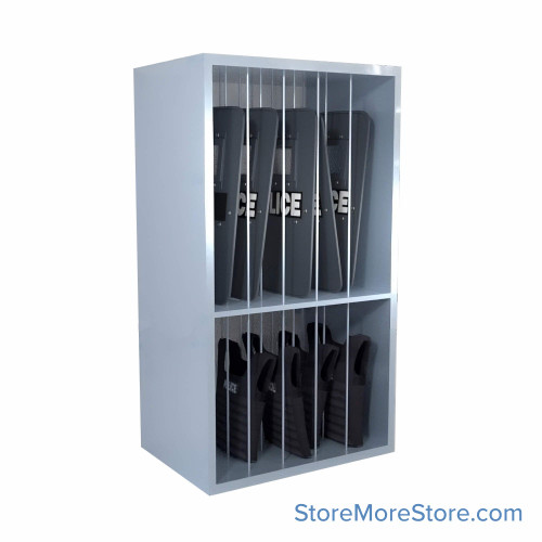 Riot Shield Storage 42''W x 30''D - Kit-Datum-R65895-423088-3-SD-KL