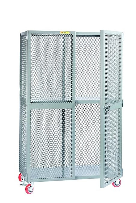 Wire Mesh Cabinet 51''W x 31''D x 78''H - SL1-3048-6PY-FL