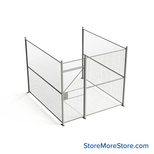 Wire Security Cage 114''W x 124''D x 101''H - WHD3-3-30-8