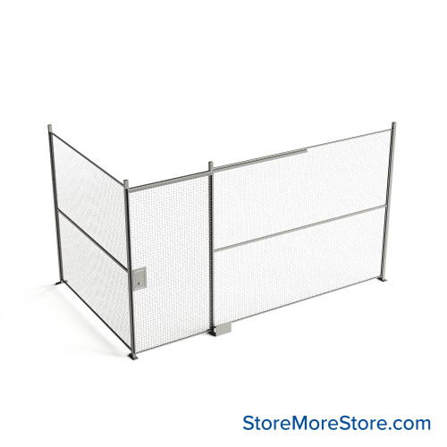 Wire Security Cage 174''W x 100''D x 101''H - WSD4-2-23-8