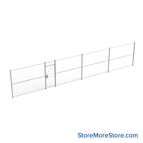 Wire Security Cage 528''W x 2''D x 101''H - WHD3-1-44-8