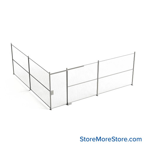 Wire Security Cage 260''W x 246''D x 101''H - WSD4-2-42-8