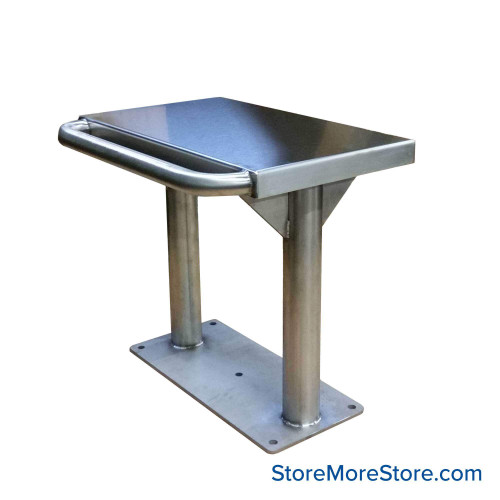 Stainless Steel Detention Bench 20''W x 12''D x 18''H - S-4096-20-SS