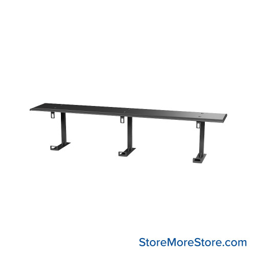 Prisoner Restraint Bench, 84" W x 22" D x 17.75" H, No Backrest, ADA Compliant Prisoner Restraint Bench, 84" W x 22" D x 17.75" H, No Backrest, ADA Compliant