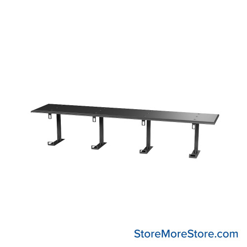 Prisoner Restraint Bench 96''W x 22''D - PB-8-NOBACK-ADA
