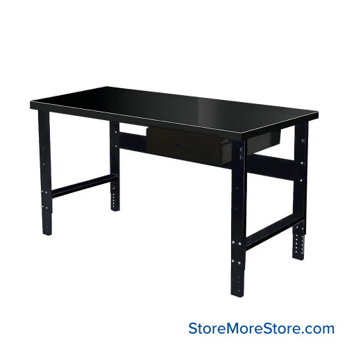 Industrial Workbenches, 72" W x 30" D, Steel, 18"W x 6"H Drawer