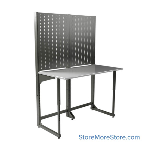 Gunsmith Workbench For Armorers, 60" Wide, Stainless Steel Gunsmith Workbench For Armorers, 60" Wide, Stainless Steel