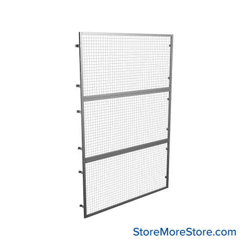 Pallet Rack Backing, 84" W x 144" H, 4-6" Offset Brackets