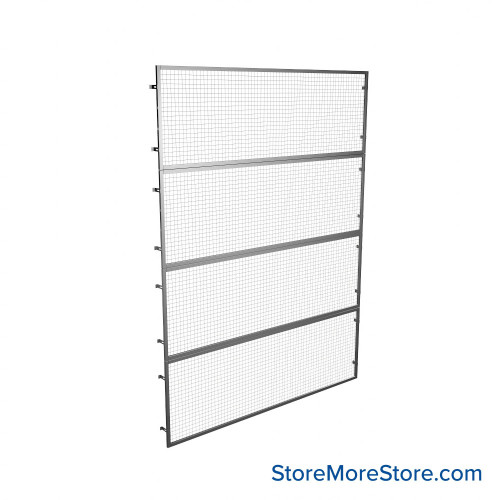Pallet Rack Backing, 120" W x 192" H, 4-6" Offset Brackets