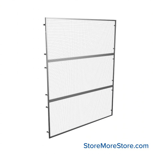 Pallet Rack Backing, 144" W x 180" H, Flush Mount Brackets