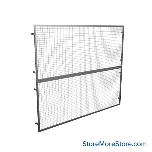 Pallet Rack Backing, 120" W x 120" H, 1-3" Offset Brackets