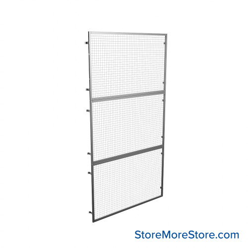 Pallet Rack Backing, 84" W x 180" H, 1-3" Offset Brackets