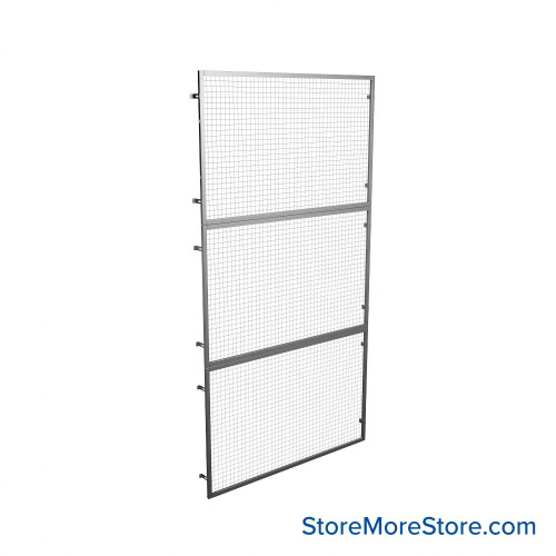 Pallet Rack Backing, 84" W x 180" H, 4-6" Offset Brackets