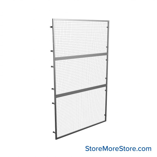 Pallet Rack Backing, 96" W x 156" H, 4-6" Offset Brackets