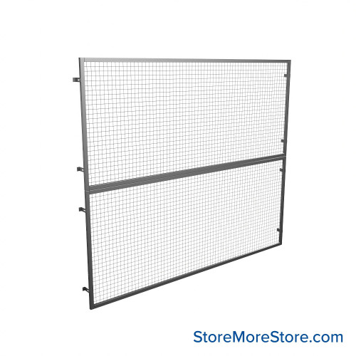 Pallet Rack Backing, 144" W x 120" H, 4-6" Offset Brackets
