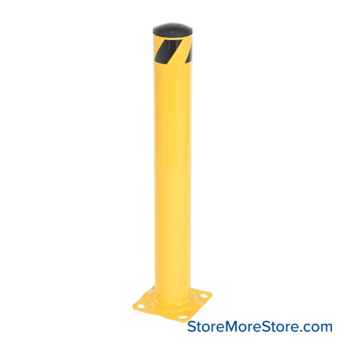 Safety Bollard Post, 36" High, 4.5" Pipe Diameter