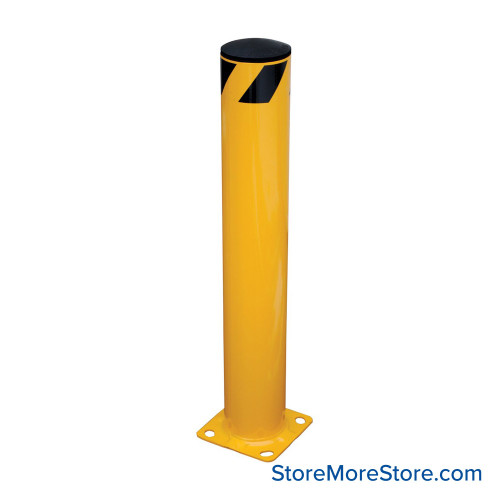 Safety Bollard Post, 36" High, 5.5" Pipe Diameter