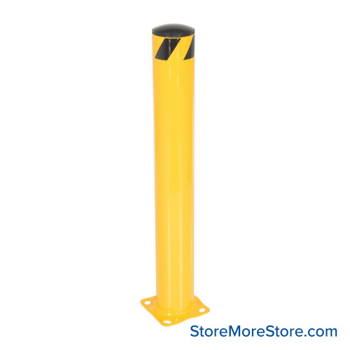 Safety Bollard Post, 42" High, 5.5" Pipe Diameter