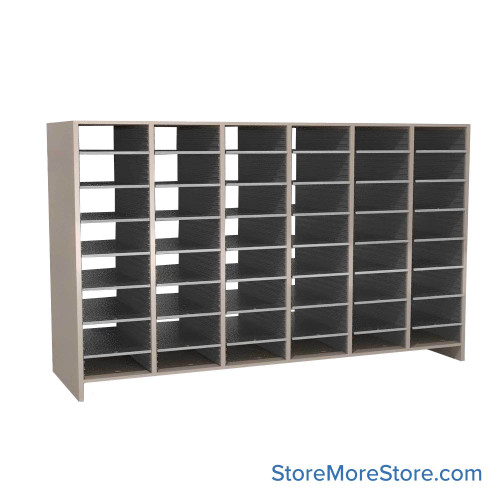 Pass Through Mail Sorter 72''W x 13''D x 45''H - S6-42OE03