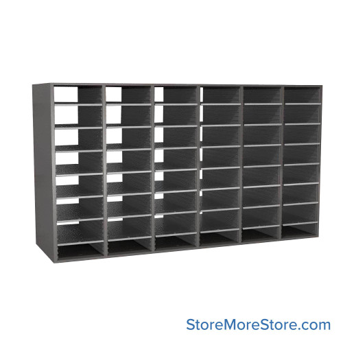 Pass Through Mail Sorter 72''W x 13''D x 42''H - S6-42O