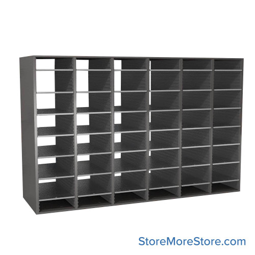 Pass Through Mail Sorter 72''W x 13''D x 48''H - S6-48O