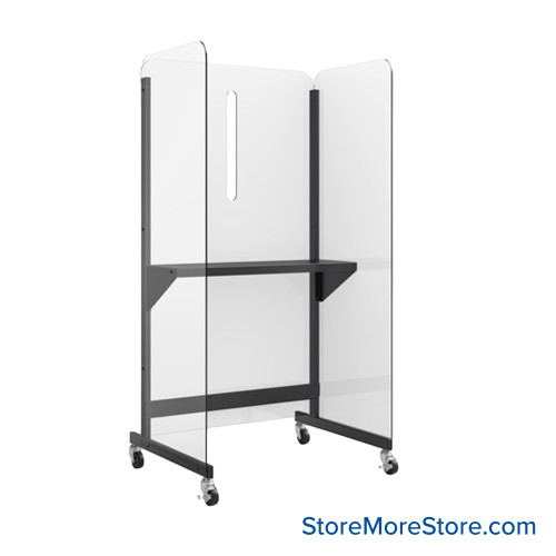 Temperature Station, 38.5" W x 32" D, 3-Sides Safety Barrier, Includes Vertical Cutaway Temperature Station, 38.5" W x 32" D, 3-Sides Safety Barrier, Includes Vertical Cutaway