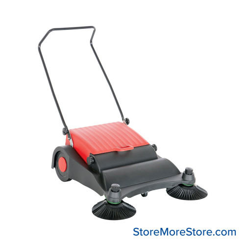 Industrial Push Sweeper, 32.5" W x 30" D x 41.5" H, Belt Drive Industrial Push Sweeper, 32.5" W x 30" D x 41.5" H, Belt Drive