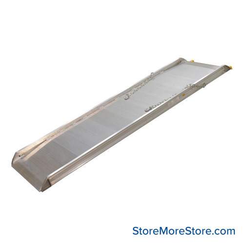 Aluminum Walk Ramp, 108" Wide, 109.625" Ramp Length
