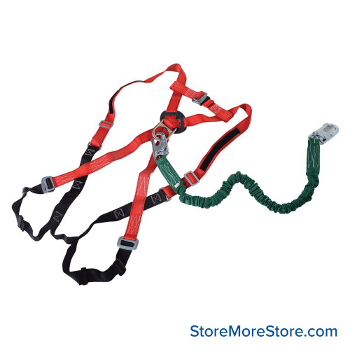 Fall Protection Safety Harness, M Size