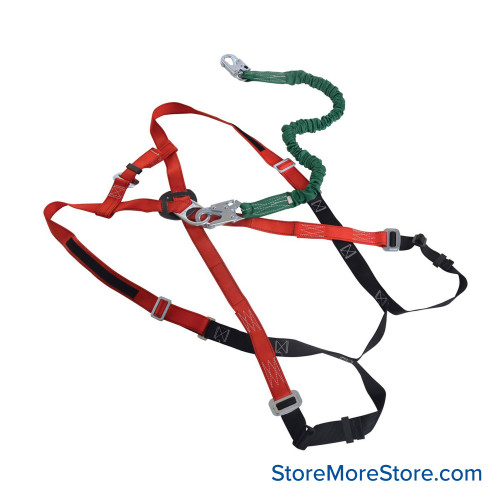 Fall Protection Safety Harness, L Size