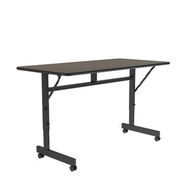 Flip Top Training Room Tables, 48" Wide, Rectangular