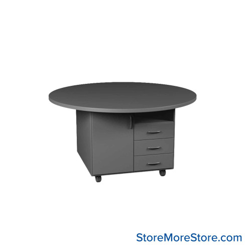 Work Island 54''W x 54''D x 36''H - Kit-Media-CS3D-C005436D
