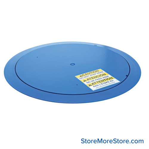 Manual Pallet Turntable, 53.75" W x 53.75" D, Steel, 53.6875 Diameter Manual Pallet Turntable, 53.75" W x 53.75" D, Steel, 53.6875 Diameter