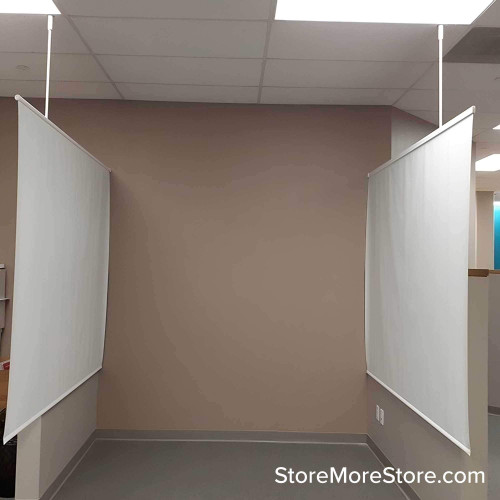 Hospital Divider Curtains, 84" Wide, Curtain and Rails (10-Pack), Antimicrobial Vinyl Panels Hospital Divider Curtains, 84" Wide, Curtain and Rails (10-Pack), Antimicrobial Vinyl Panels