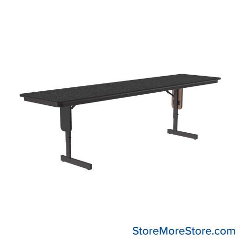Adjustable Height Seminar Tables, 96" W x 24" D