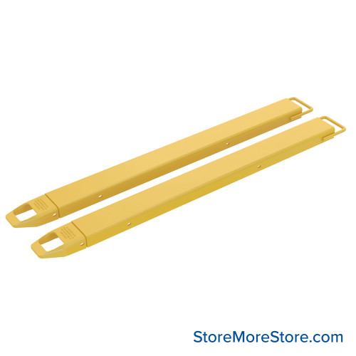 Forklift Extension Forks, 4.5" W x 63" D x 2" H Forklift Extension Forks, 4.5" W x 63" D x 2" H