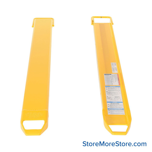 Forklift Extension Forks, 5.5" W x 63" D x 2" H