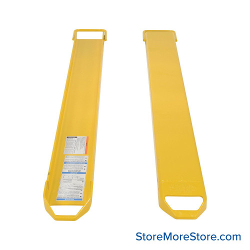 Forklift Extension Forks, 6.5" W x 72" D x 2.5" H Forklift Extension Forks, 6.5" W x 72" D x 2.5" H