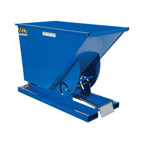 Forklift Trash Hopper, 31.5" W x 61.25" D x 42.75" H, 6000 lbs, Molded Rubber