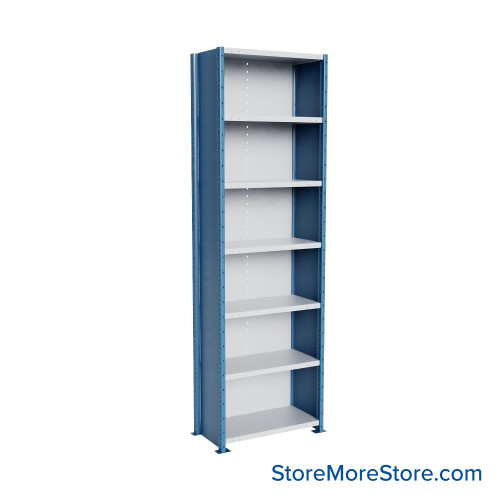 Heavy Duty Shelving, 36" W x 18" D x 123" H, Extra Heavy-Duty Closed Shelving