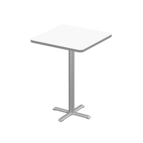 Dry Erase Bistro Pedestal Tables, 30" W x 30" D x 42" H, 30" Square Top, Cross Base Dry Erase Bistro Pedestal Tables, 30" W x 30" D x 42" H, 30" Square Top, Cross Base