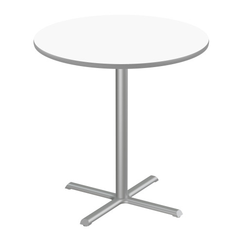 Dry Erase Bistro Pedestal Tables, 36" W x 36" D x 42" H, 36" round Top, Cross Base Dry Erase Bistro Pedestal Tables, 36" W x 36" D x 42" H, 36" round Top, Cross Base