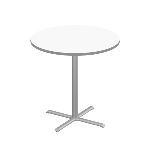 Dry Erase Bistro Pedestal Tables, 48" W x 48" D x 42" H, 48" round Top, Cross Base Dry Erase Bistro Pedestal Tables, 48" W x 48" D x 42" H, 48" round Top, Cross Base
